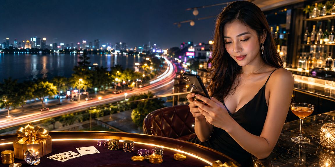Ánh đèn neon sôi động tại Hà Nội với màn hình hiển thị tỷ lệ kèo và thống kê trận đấu